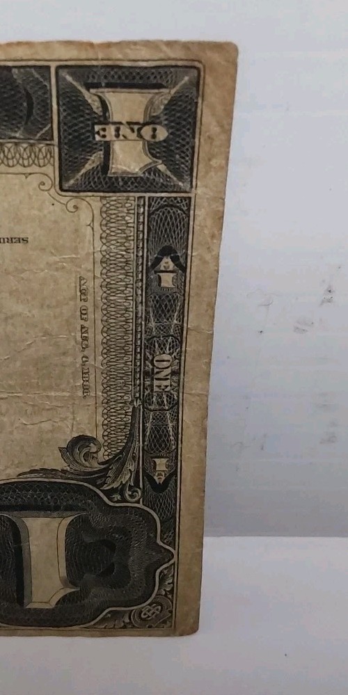1899 1$ Black Eagle Silver Certificate - Serial# M12110321A (CIRCULATED)