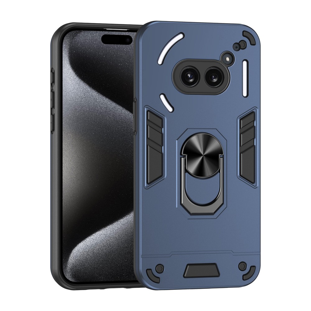 For Nothing Phone (2a) Plus Shockproof Armor Ring Holder Dual Layer Case Cover