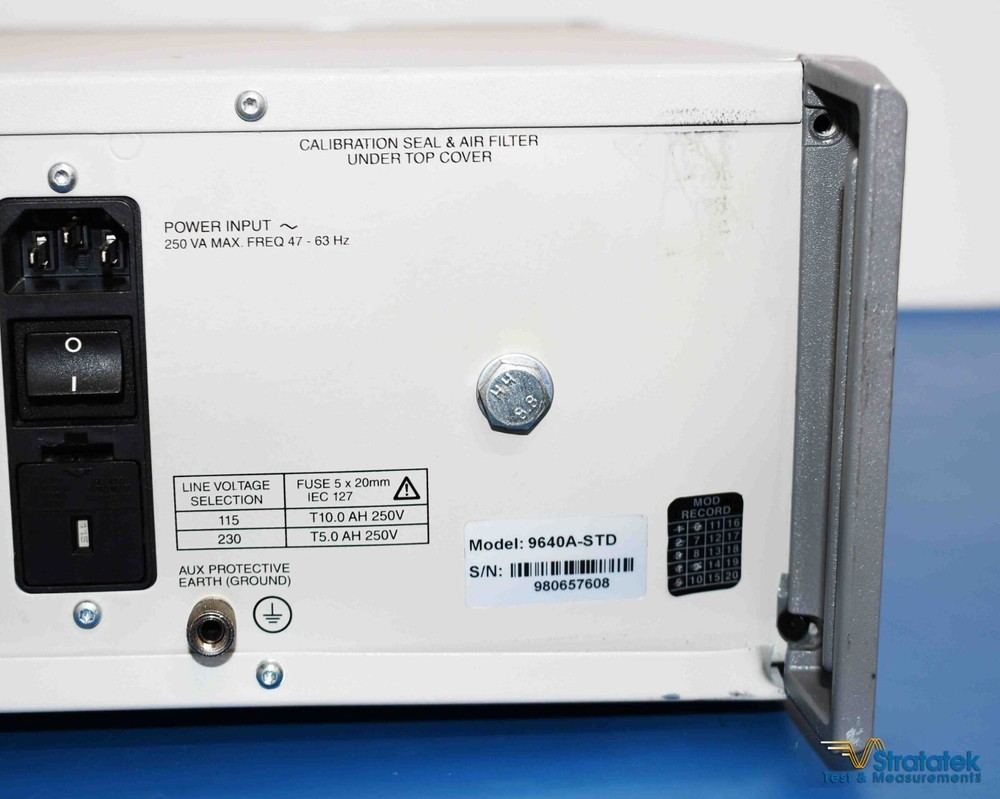 Fluke 9640A RF Reference Source 4 GHz RF Calibrator