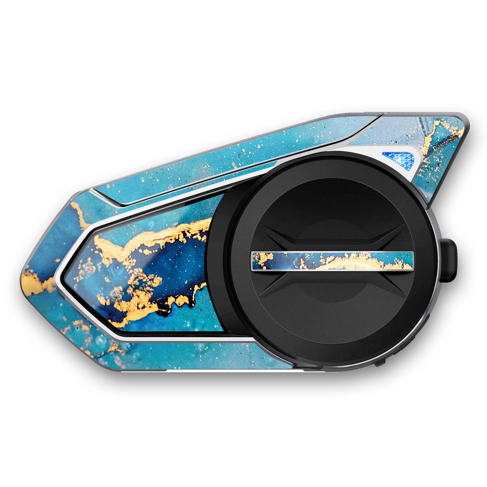 Blue Marble Device Surface Sticker For SENA 50S Intercom x1