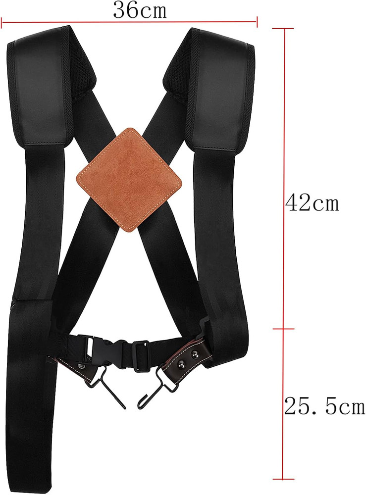 Adjustable African Djembe Drum Strap Double Shoulder Harness with Padded Straps