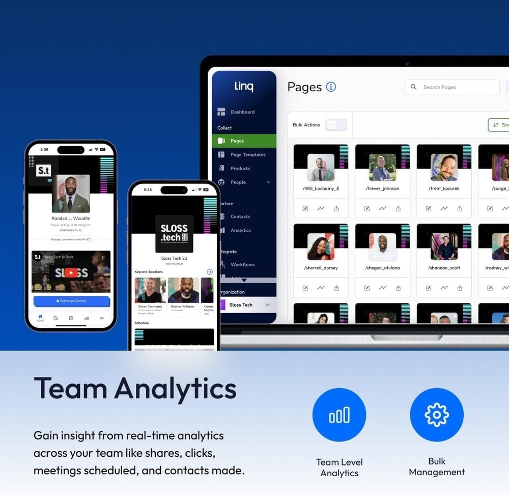 Linq Hub V2 - Smart QR and NFC Contact Point - Mini White