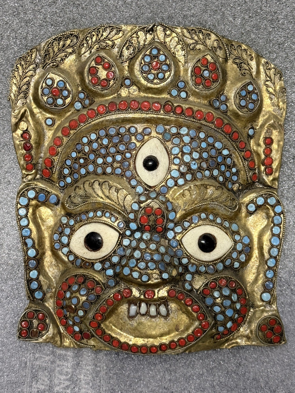 Tibetan Nepalese Mahakala Third eye Wall Hanging Mask
