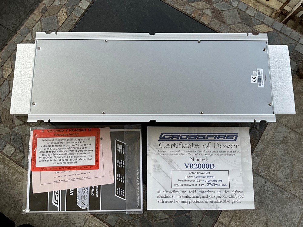 Crossfire VR2000D V2 EMPTY CASE N.O.S.