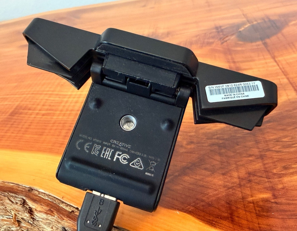 Creative Blaster X Senz 3D Deep Sensing Web Camera with Cable "Tested & Works"