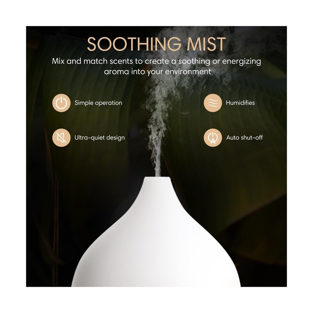 SALKING Essential Oil Diffuser, 100ml Small Aromatherapy Diffuser with Auto S...