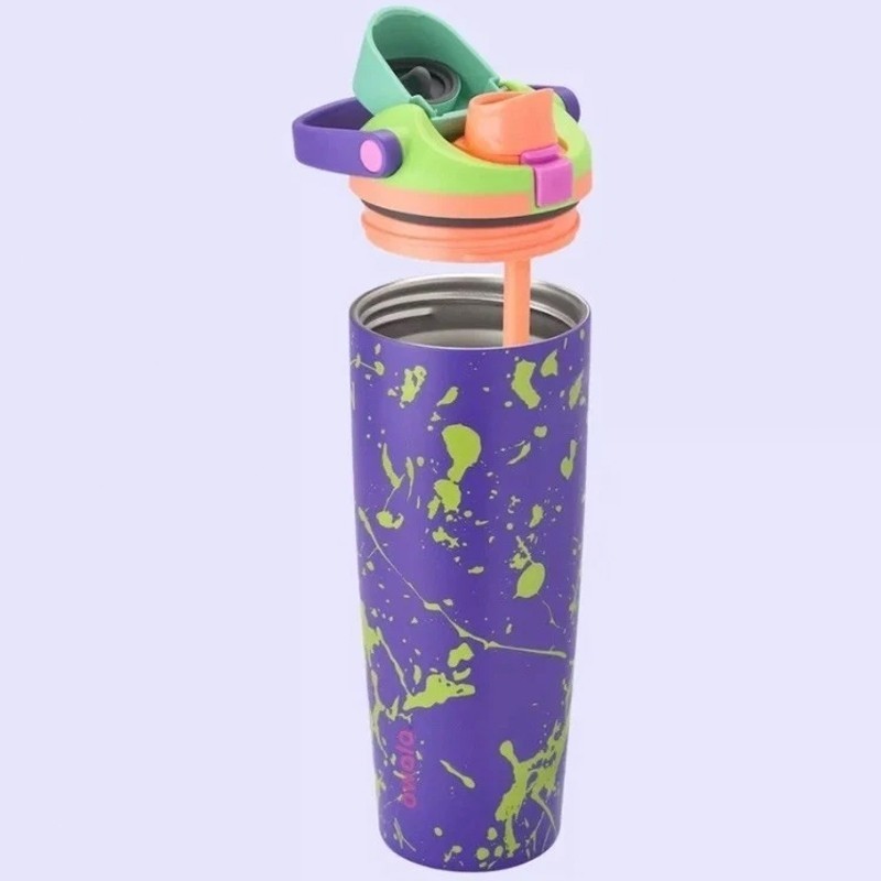 Owala Birthday Bash Electric Feel 30 oz FreeSip Sway Neon Party Water Bottle