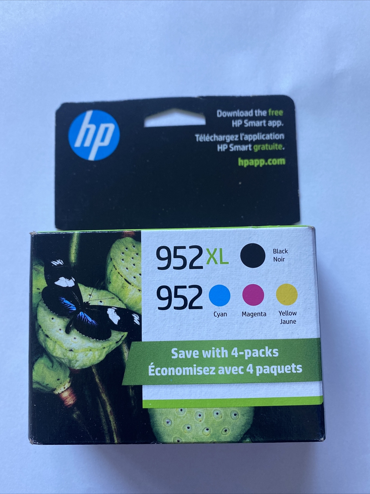 HP 952XL/952 High Yield Black and Cyan/Magenta/Yellow Ink N9K28AN "New"