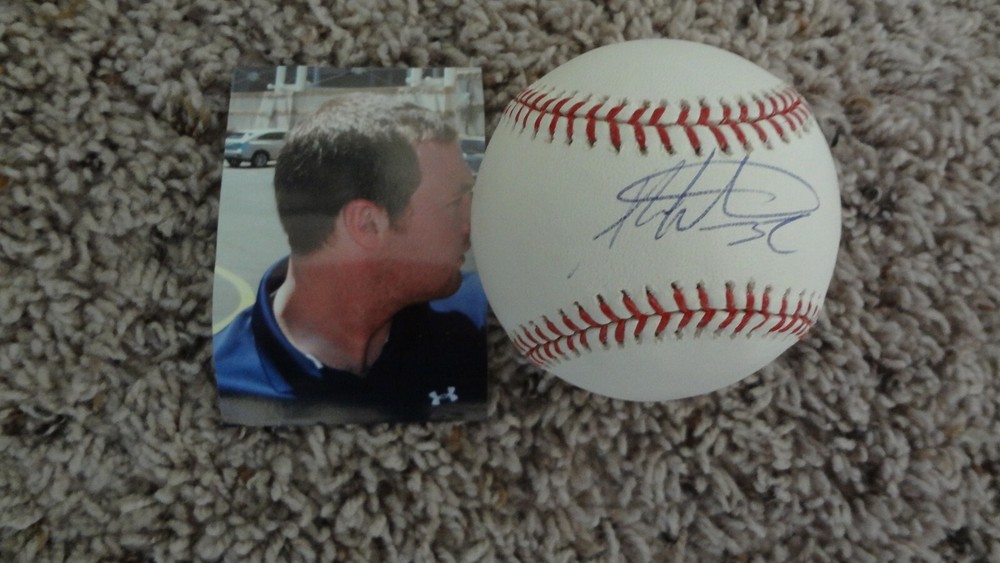 ALEX WHITE AUTOGRAPHED BASEBALL
