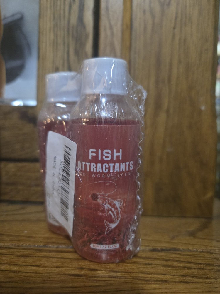 Fish Attractant Red Worm 2 Bottles