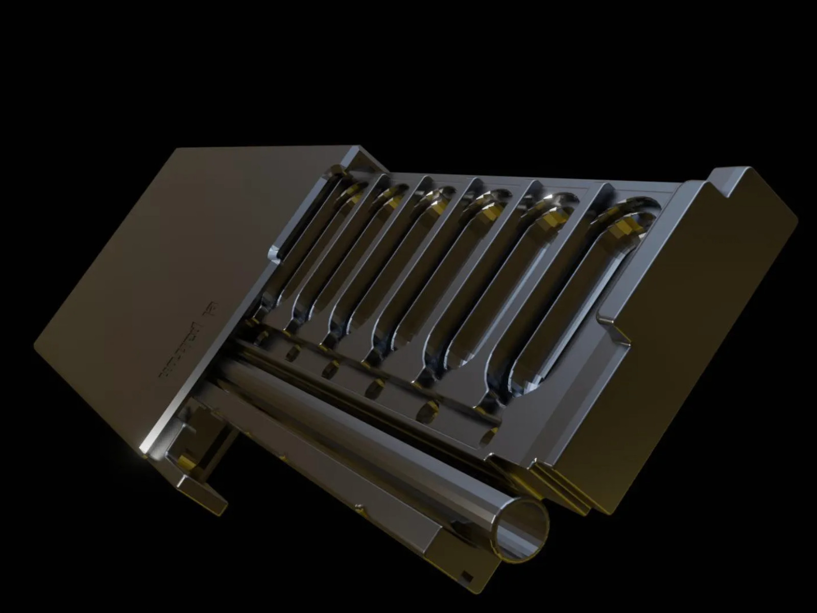 Full snuff kit - one black Snuff Wallet+3xStainless Steel straws + one pouch