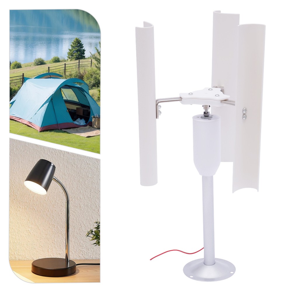 12V 3 Phase Permanent Magnet Generator Vertical Axis Wind Turbine Teach Model