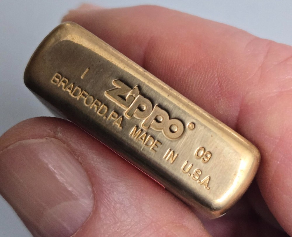 ZIPPO USS KLAKRING FFG-42 2009 Brass LIGHTER