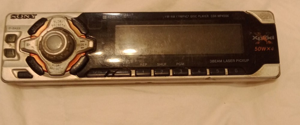 Sony CDX-MP450X Face Plate Only (Used).