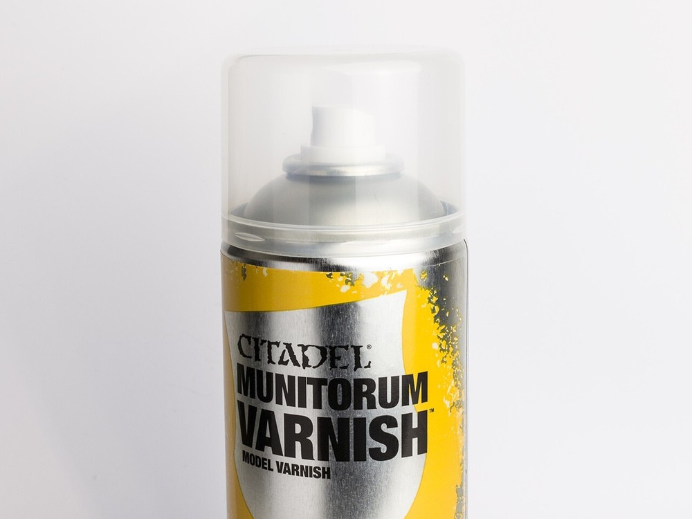 Games Workshop Citadel Munitorum Varnish Spray Paint 9.9oz