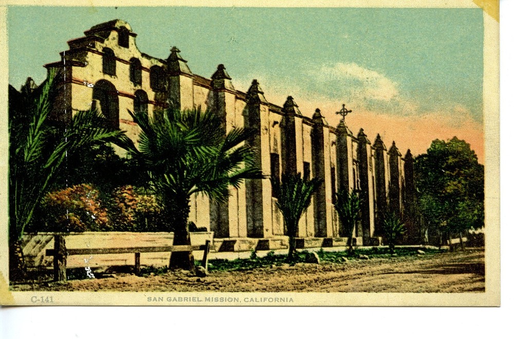 SAN GABRIEL MISSION, CA - PC332