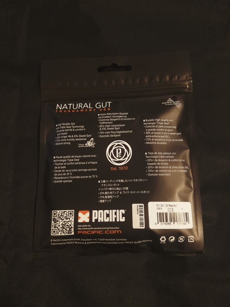 Pacific Prime Natural Gut 16g Tennis String