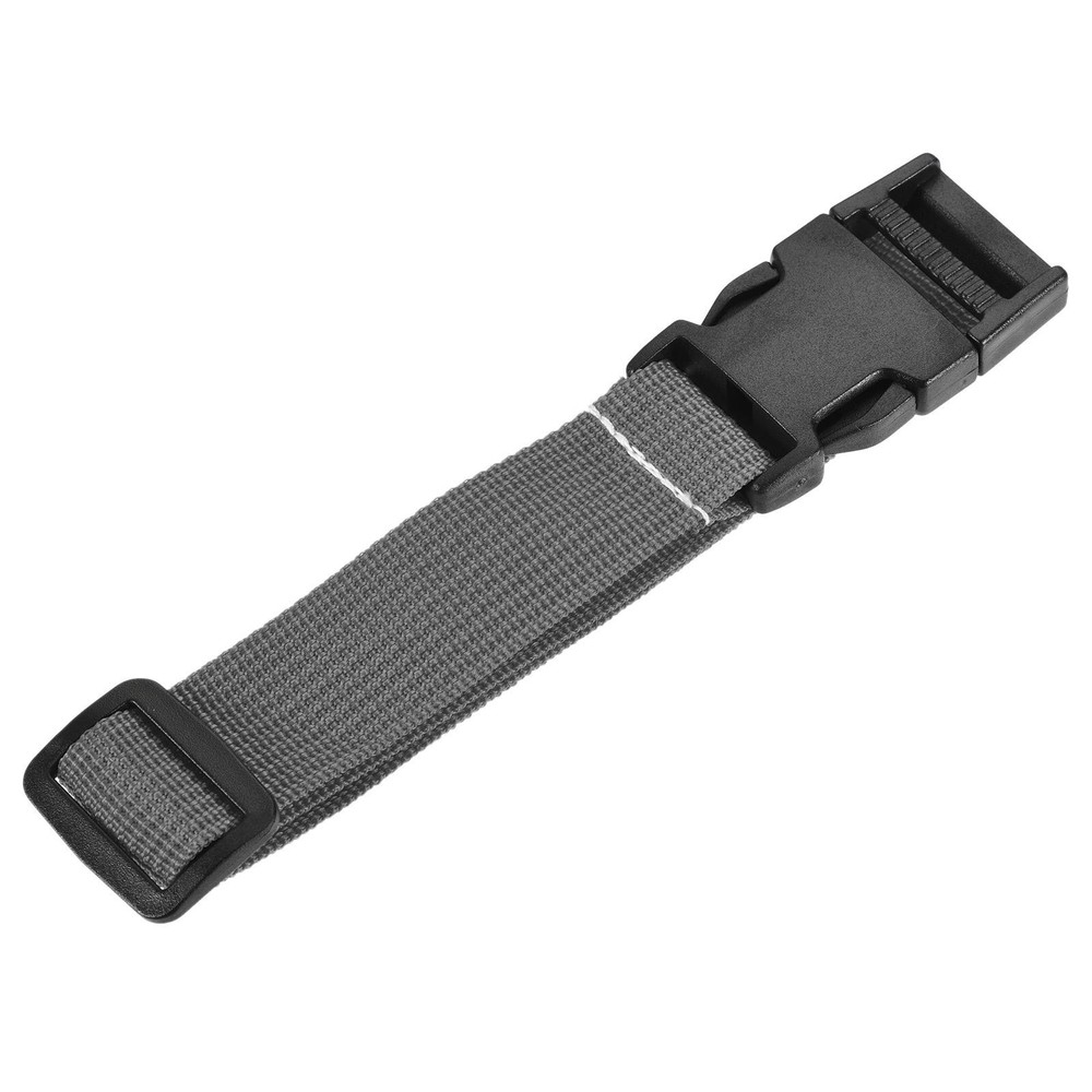 Utility Strap with Buckle 1x20 Inch Polyester Quick Release Belt(Gray)