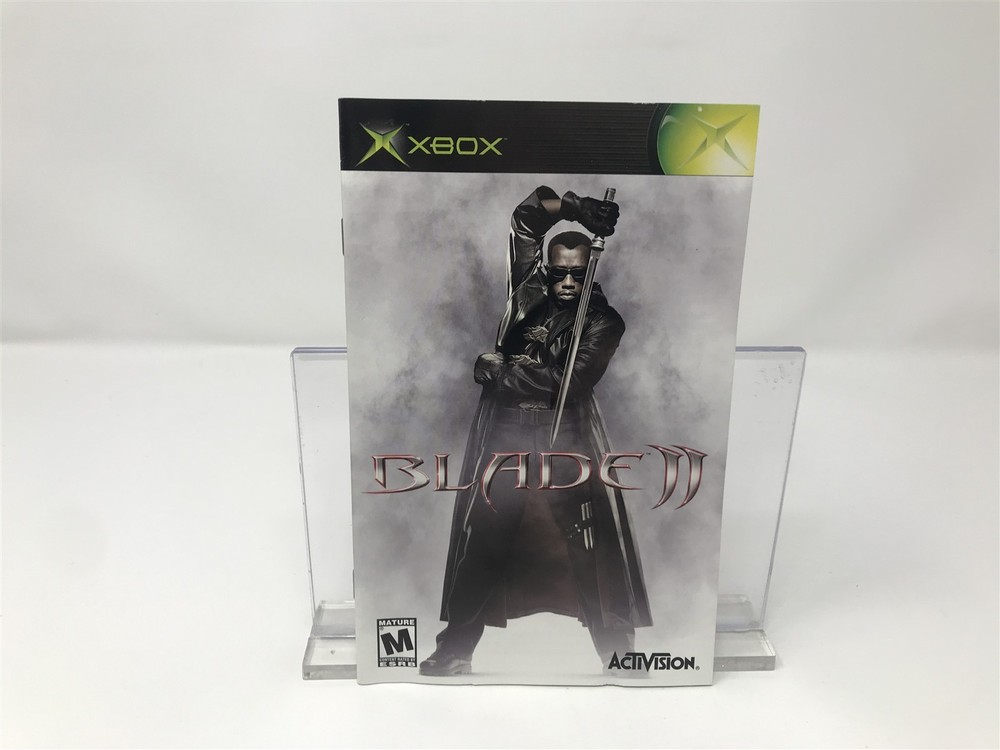 Blade II - Microsoft Xbox - Instruction Manual Only !