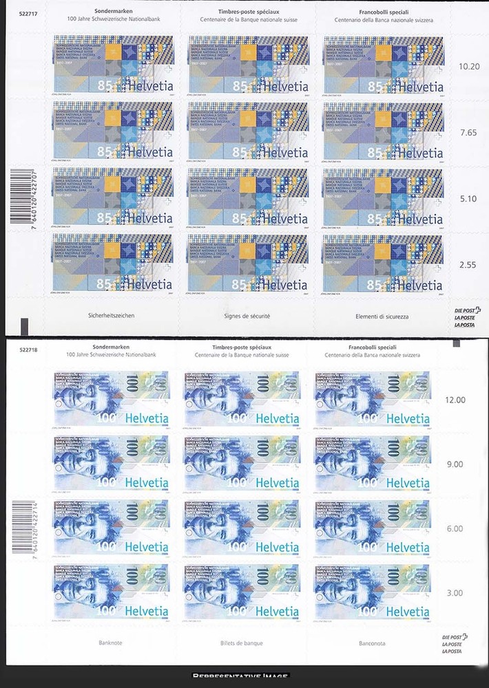 Switzerland Scott 1264-1265 Mint never hinged.