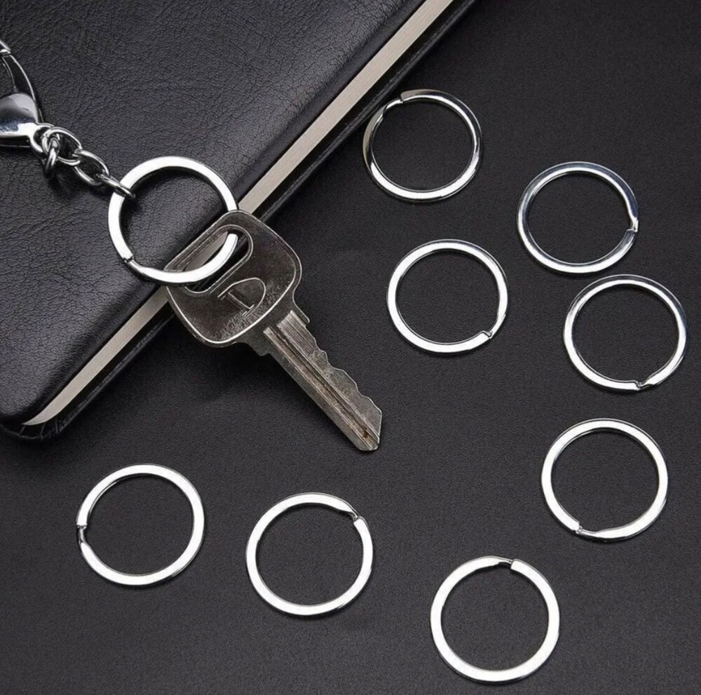 Key Ring Split Ring 30mm Heavy Duty Split Key Ring Loop Key Rings Bulk