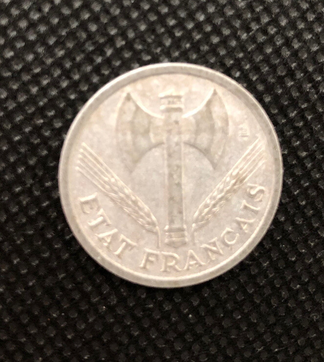 1 FRANC 1943 WAR TIME COIN