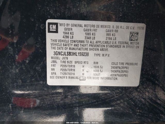 TRAX 2017 Speedometer 3832254