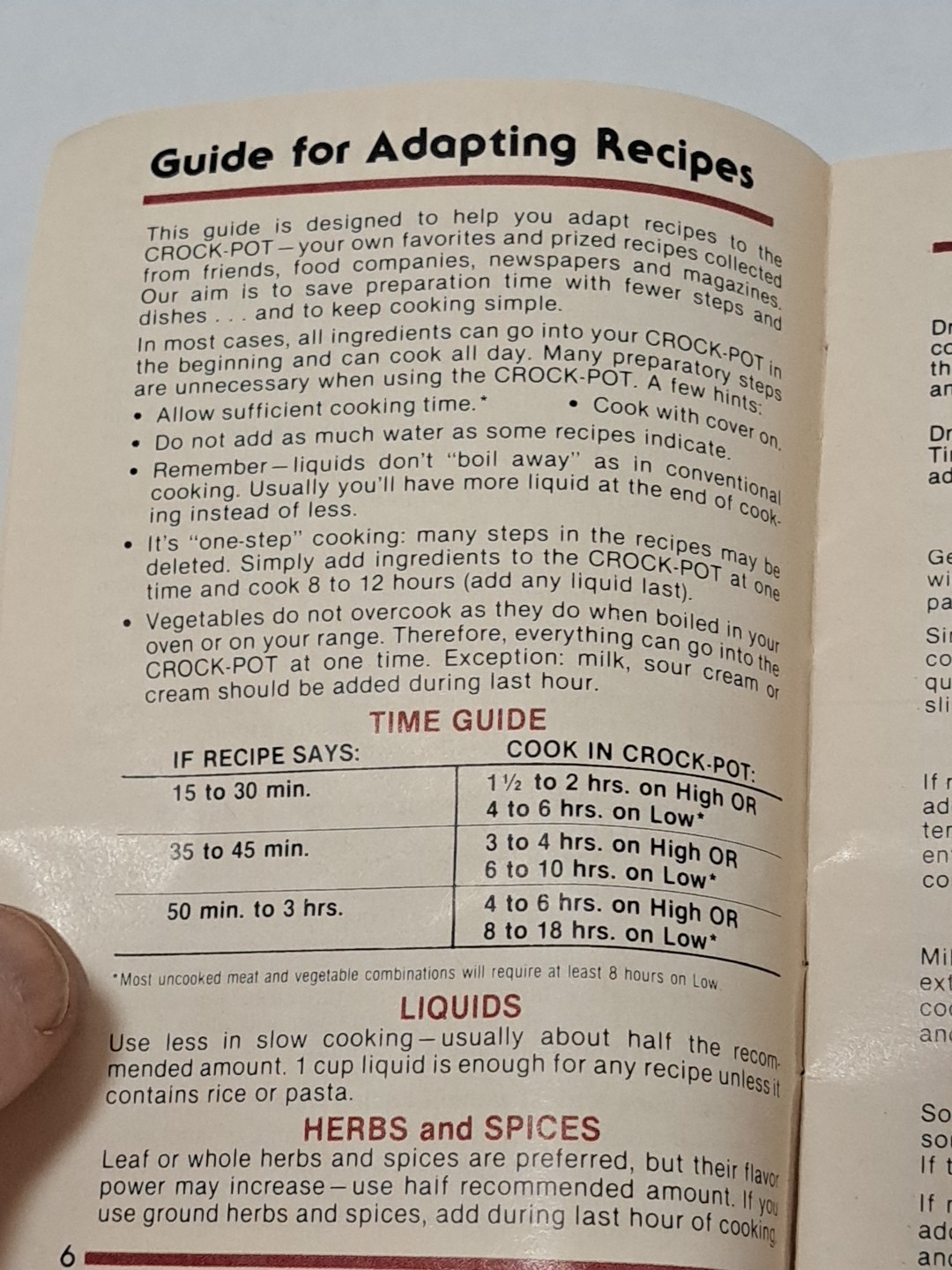 Vtg Rival Crock-Pot Stoneware Slow Cooker Instruction Manual & Recipes #3150