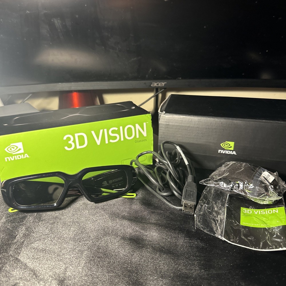 Nvidia 3D Vision Glasses Open Box Complete
