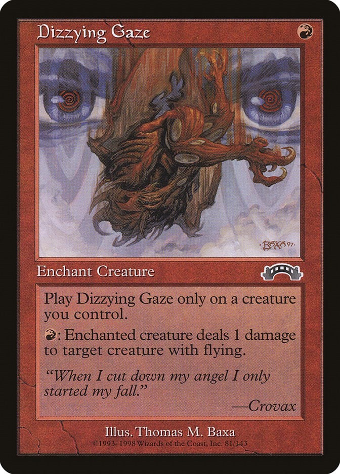 Dizzying Gaze Exodus 81 MTG MP