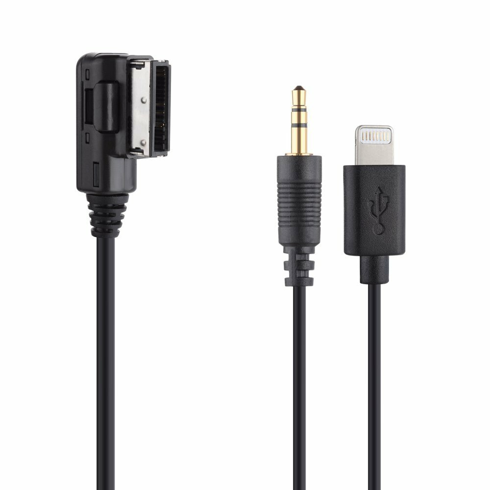 AMI Music Interface Connector USB Charger Aux Cable for iPhone For Mercedes Benz
