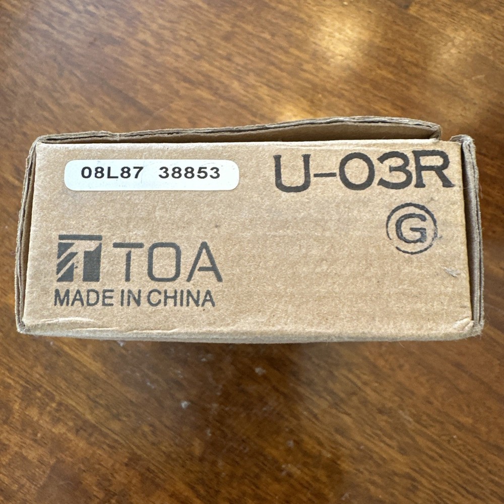 TOA Electronics U-03R Unbalanced Line Input Lo/Hi Cut Filter Module *NEW OPENED
