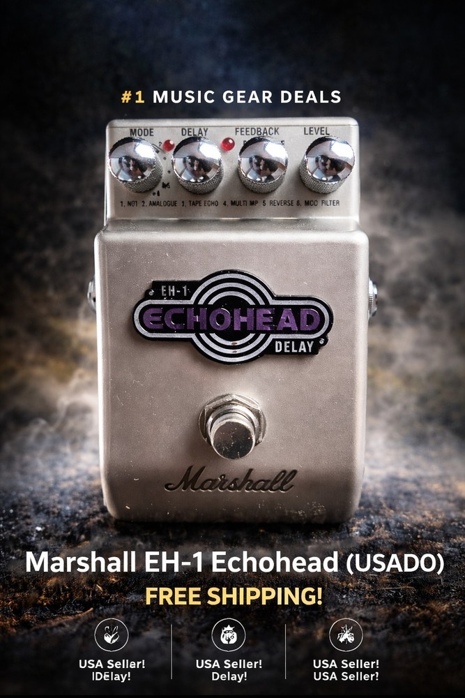 Marshall EH-1 Echohead Delay Pedal (USADO)