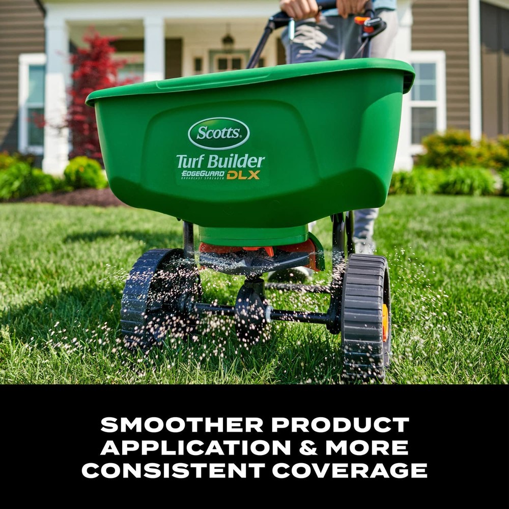 Broadcast Spreader Scotts Turf Builder EdgeGuard DLX Model 76232