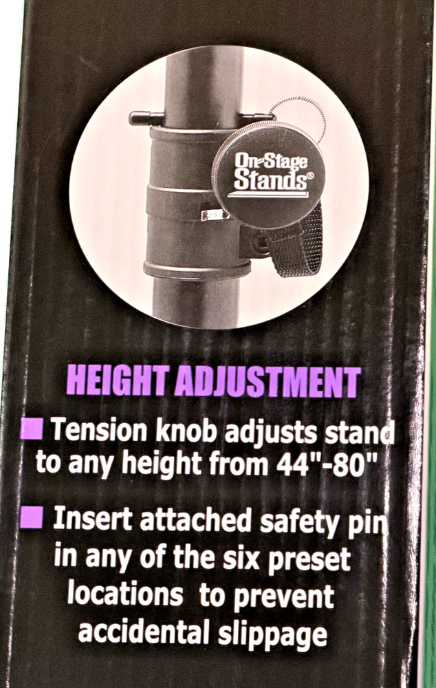 (2) Speaker Stands On stage SS7761