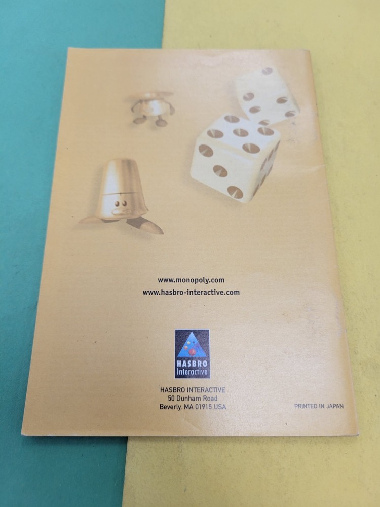 Monopoly manual Nintendo 64