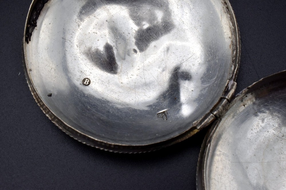 19th Century Dutch Solid Silver Snuff Box 1836