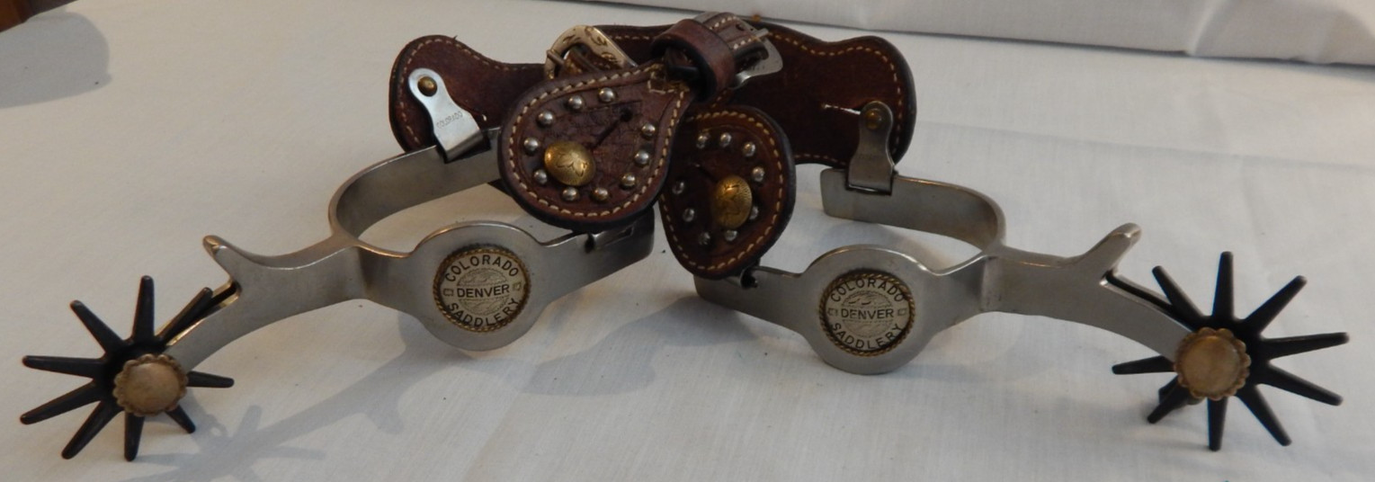 Colorado Saddlery Stainless Steel Western Cowboy Jingle Spurs - 8