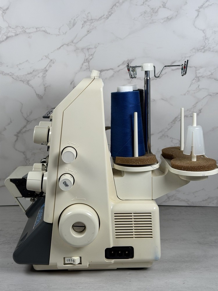 Juki Sewing Machine Model MO-634D Japan Tested Working With Case