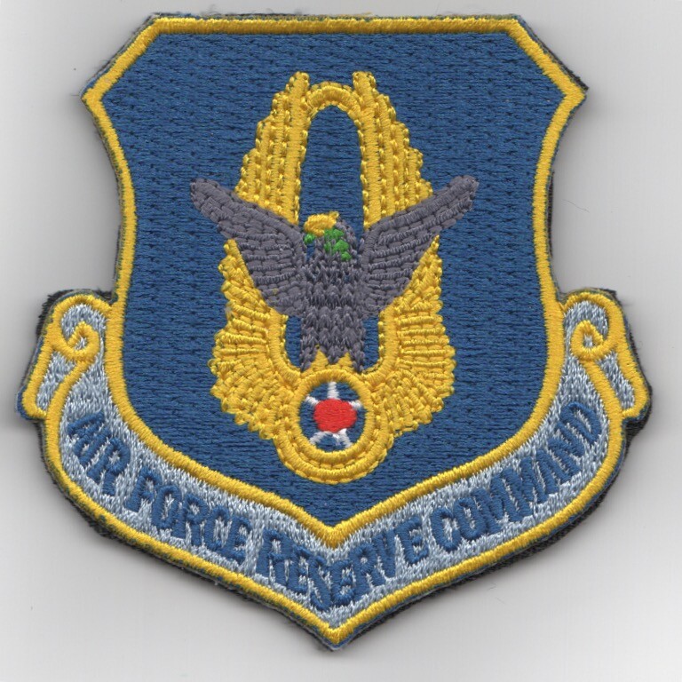 AIR FORCE USAF RESERVE COMMAND AUTHENTIC HOOK & LOOP EMBROIDERED PATCH