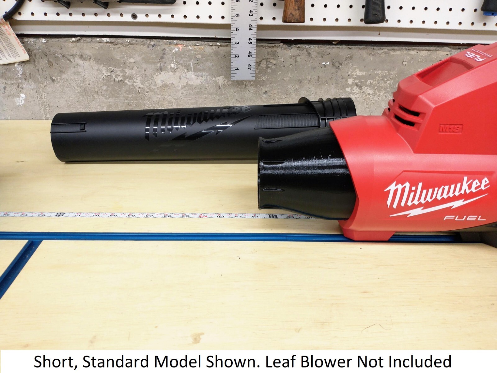 Short or Super Short Nozzle for Milwaukee Dual-Battery M18 2824-20 Leaf Blower