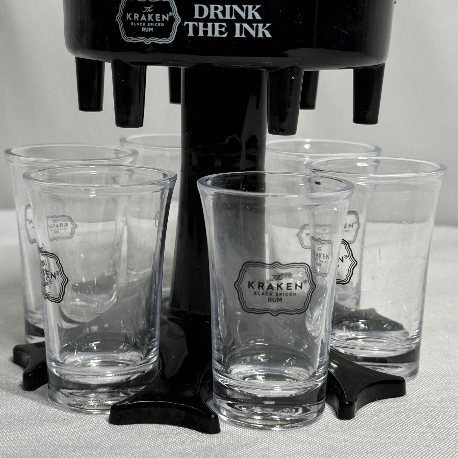 Kraken Shot Bottle Dispenser And Shot Glass Carrier