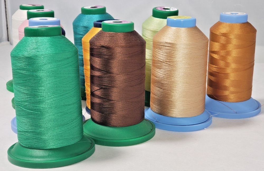 Embroidery Thread 10 pack 6 Isacord 3 Robison 1 R.A