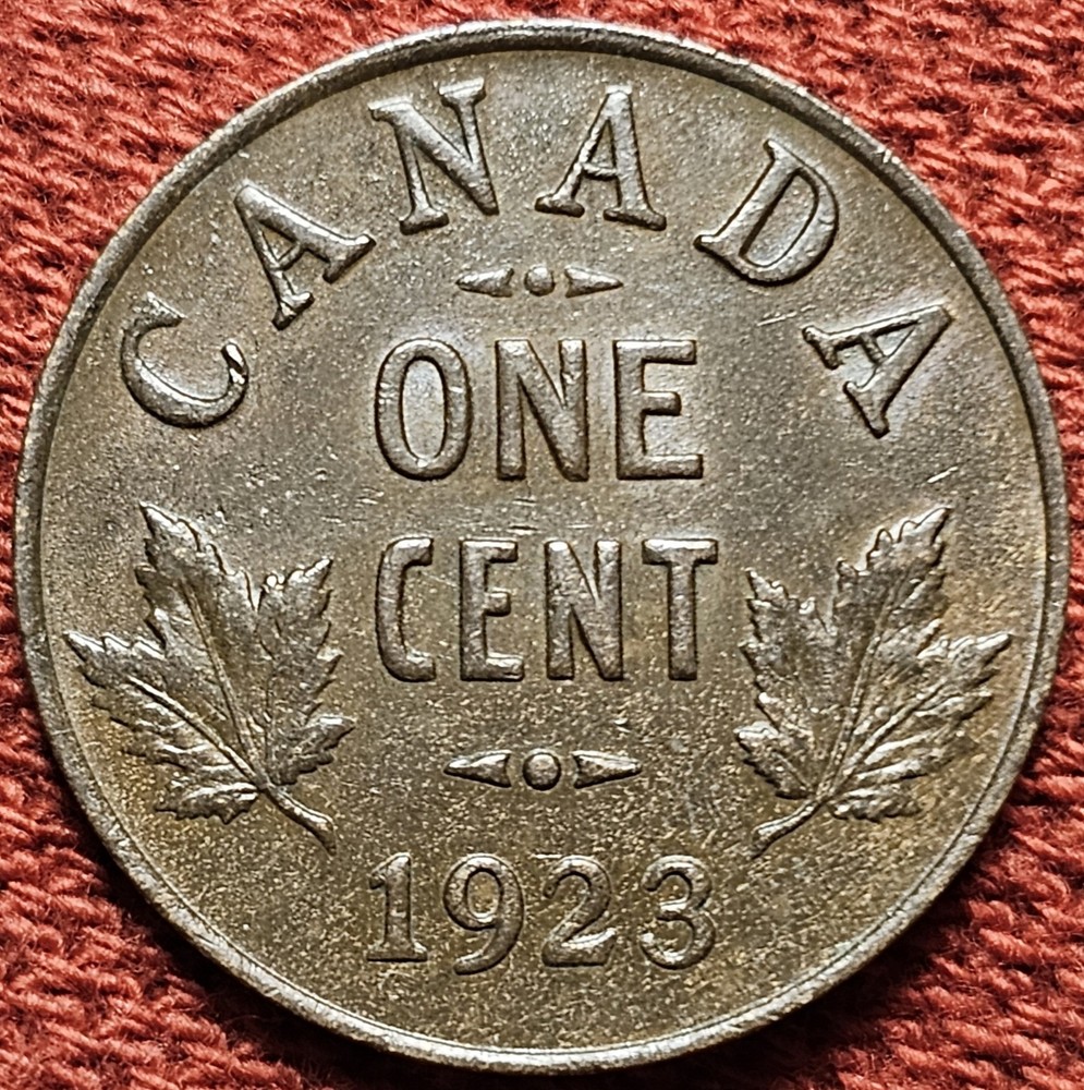 1923 Canada Small Cent Copper Coin Nice High Grade Key Date