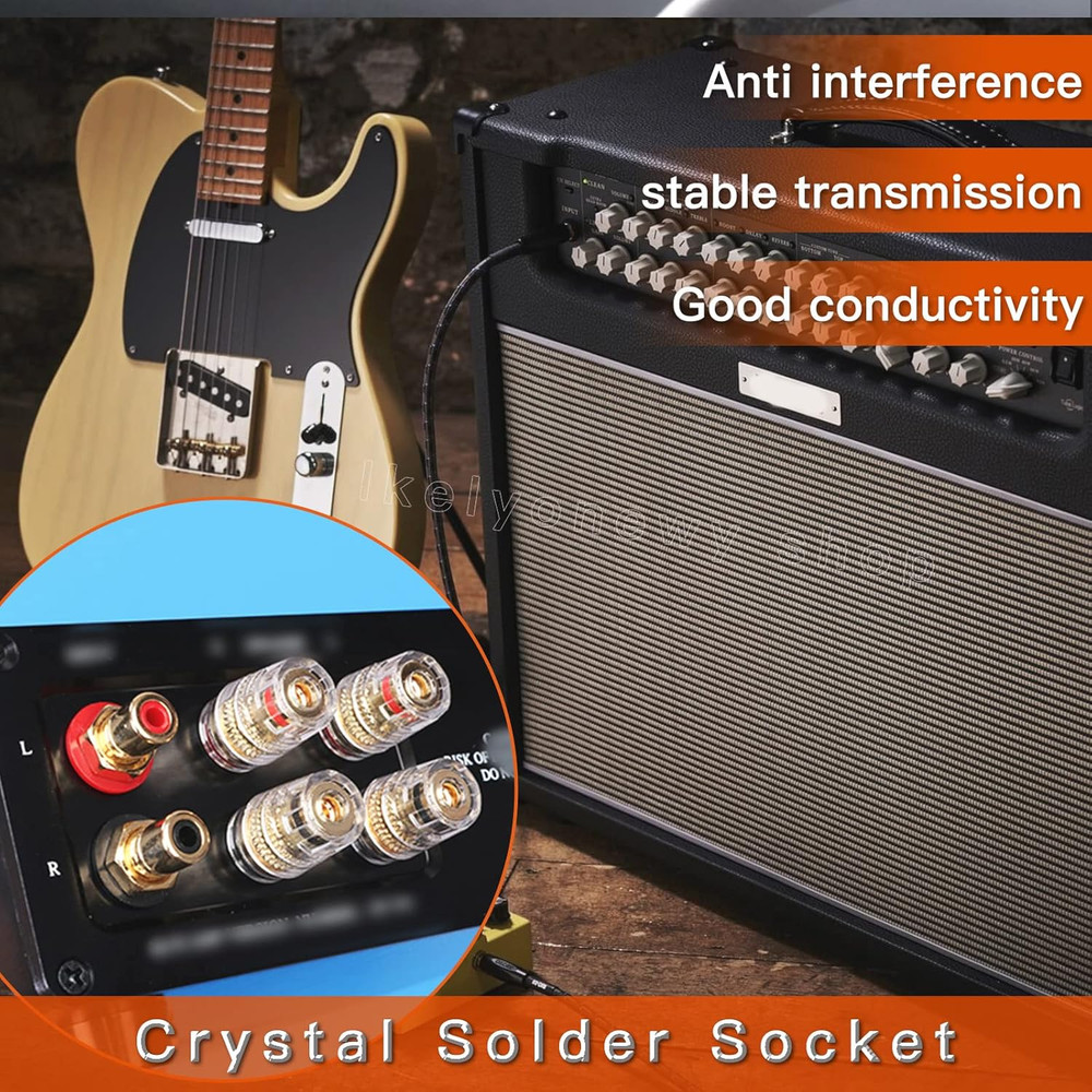 Speaker Binding Post Copper Plug Sockets 4Mm Binding Post Amplifier Speaker Term