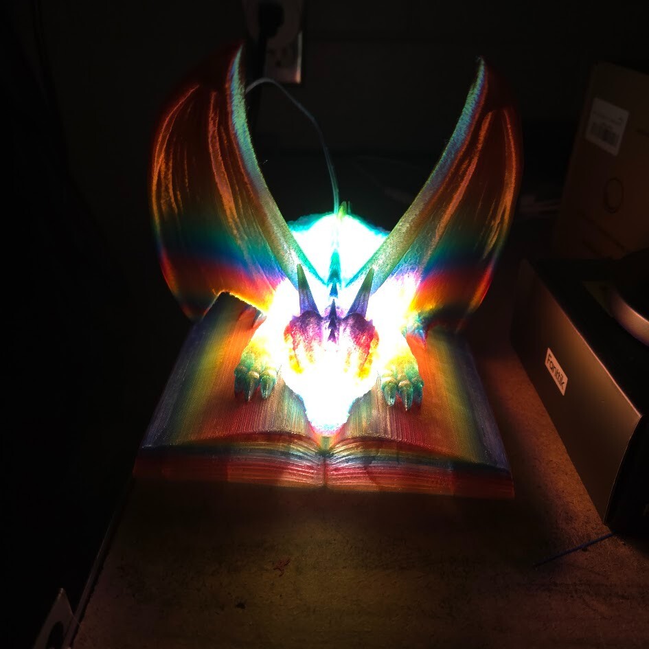 Dragon Lights - Multiple Colors - 3D Printed