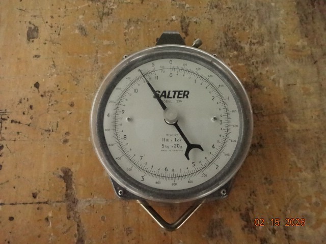 salter brecknell 5kg scale model 235