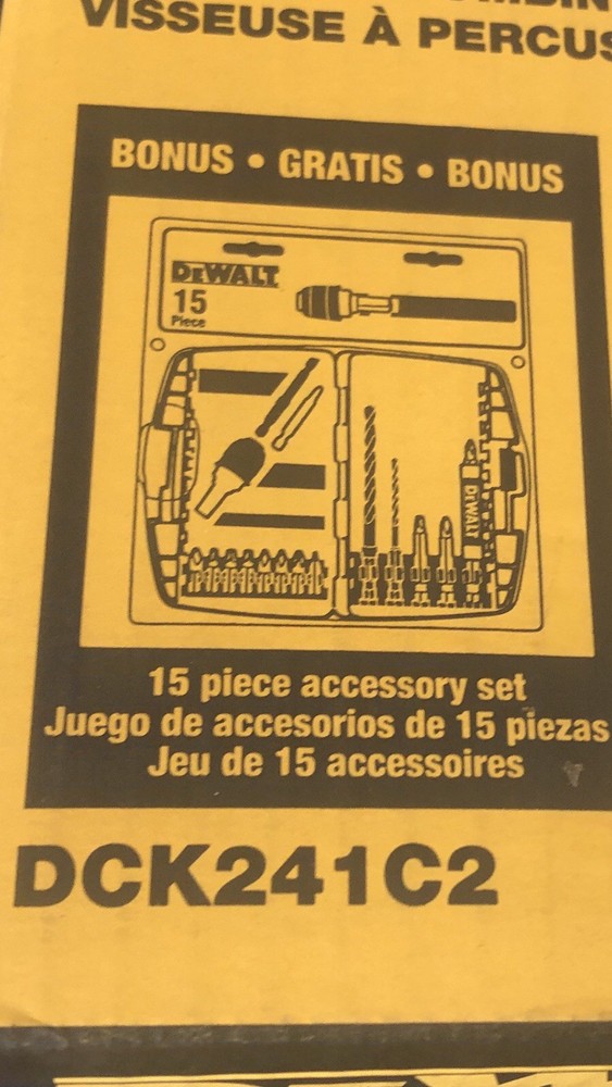 DEWALT DCK241C2 20 Volt, Max Compact Brushless Drill / Driver Impact Combo Kit