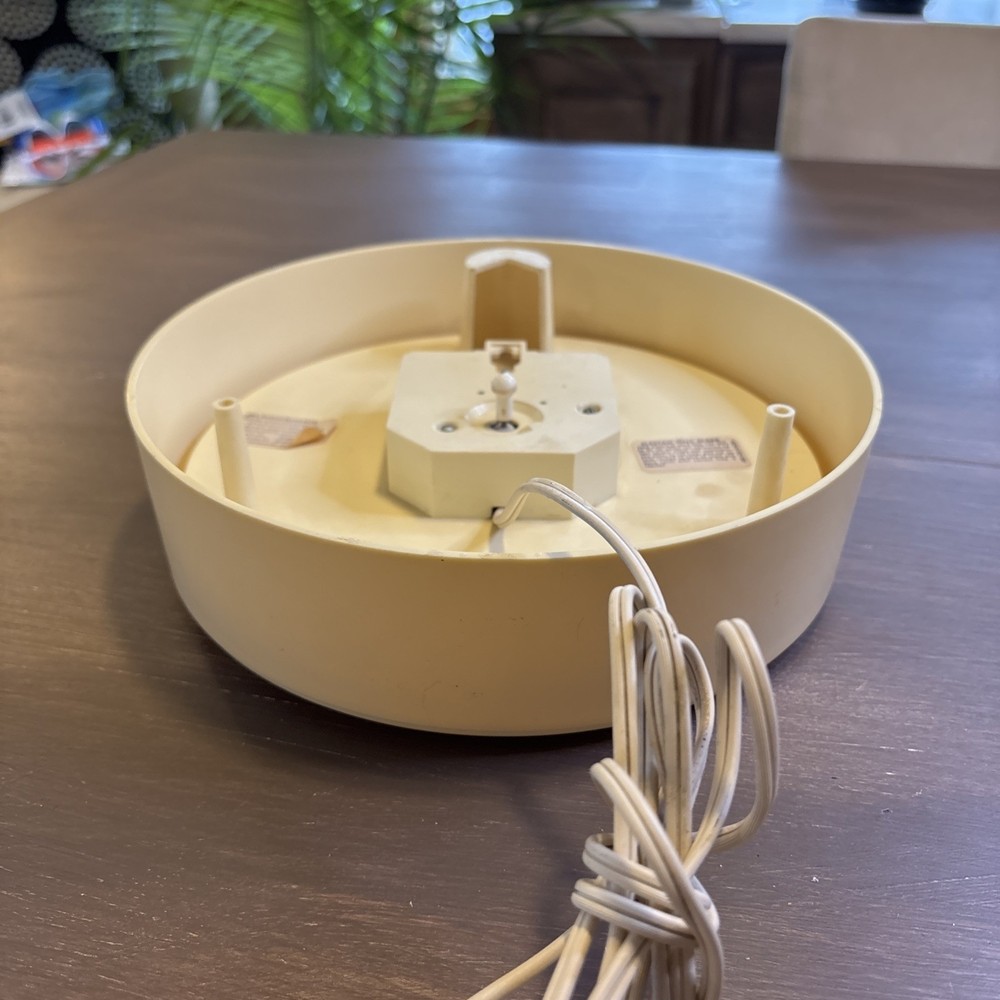 Vintage Sunbeam Vegetable Kitchen Wall Clock WORKS