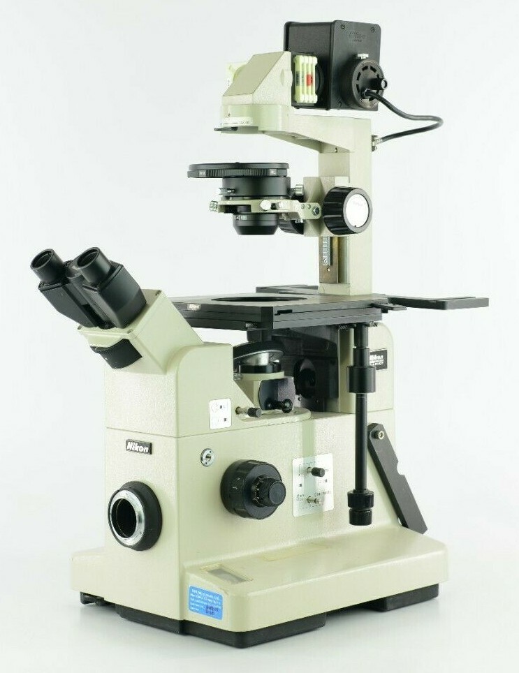 Nikon Diaphot Inverted Binocular Microscope - Phase Contrast 2 - TMD D 30/47
